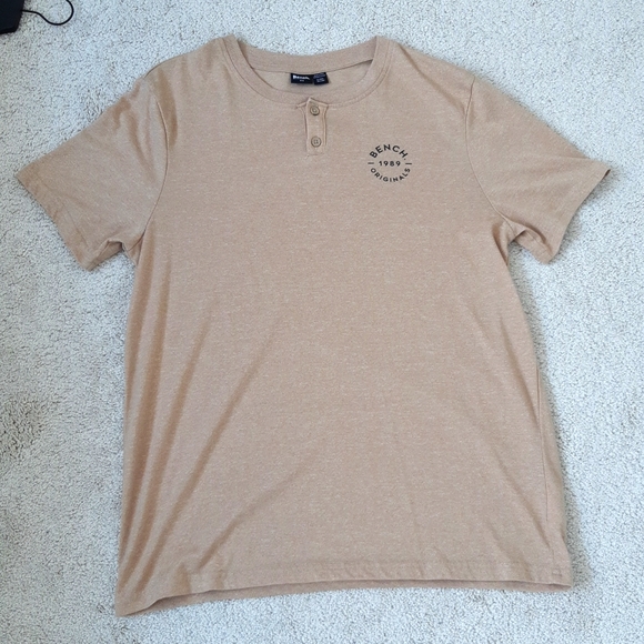 Bench Originals - S/S Henley (Tan) - Picture 1 of 4